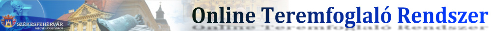 Teremfoglaló - Bejelentkezés